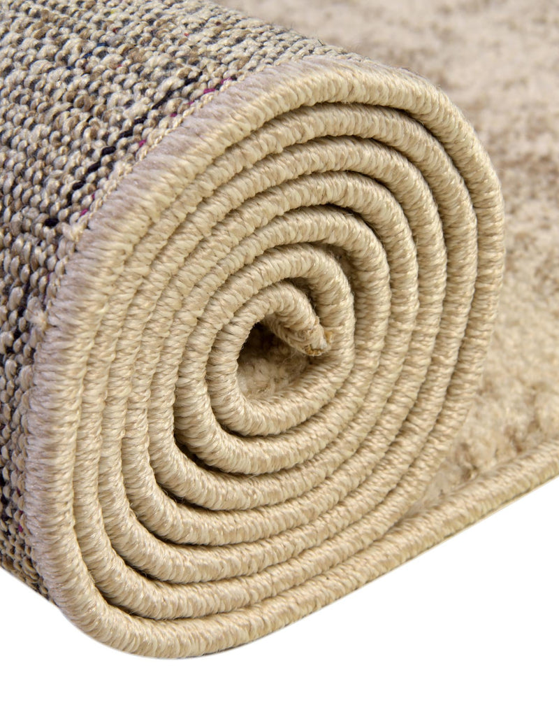 Studio Haven Collection Area Rug - Gallery (Bone Beige) Round Bone Beige lifestyle 55
