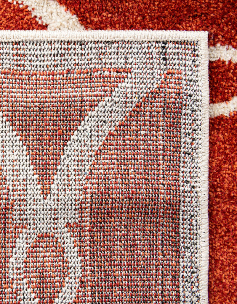 Lattice Gardens Collection Area Rug - Vinehaven Rectangle Terracotta lifestyle 52
