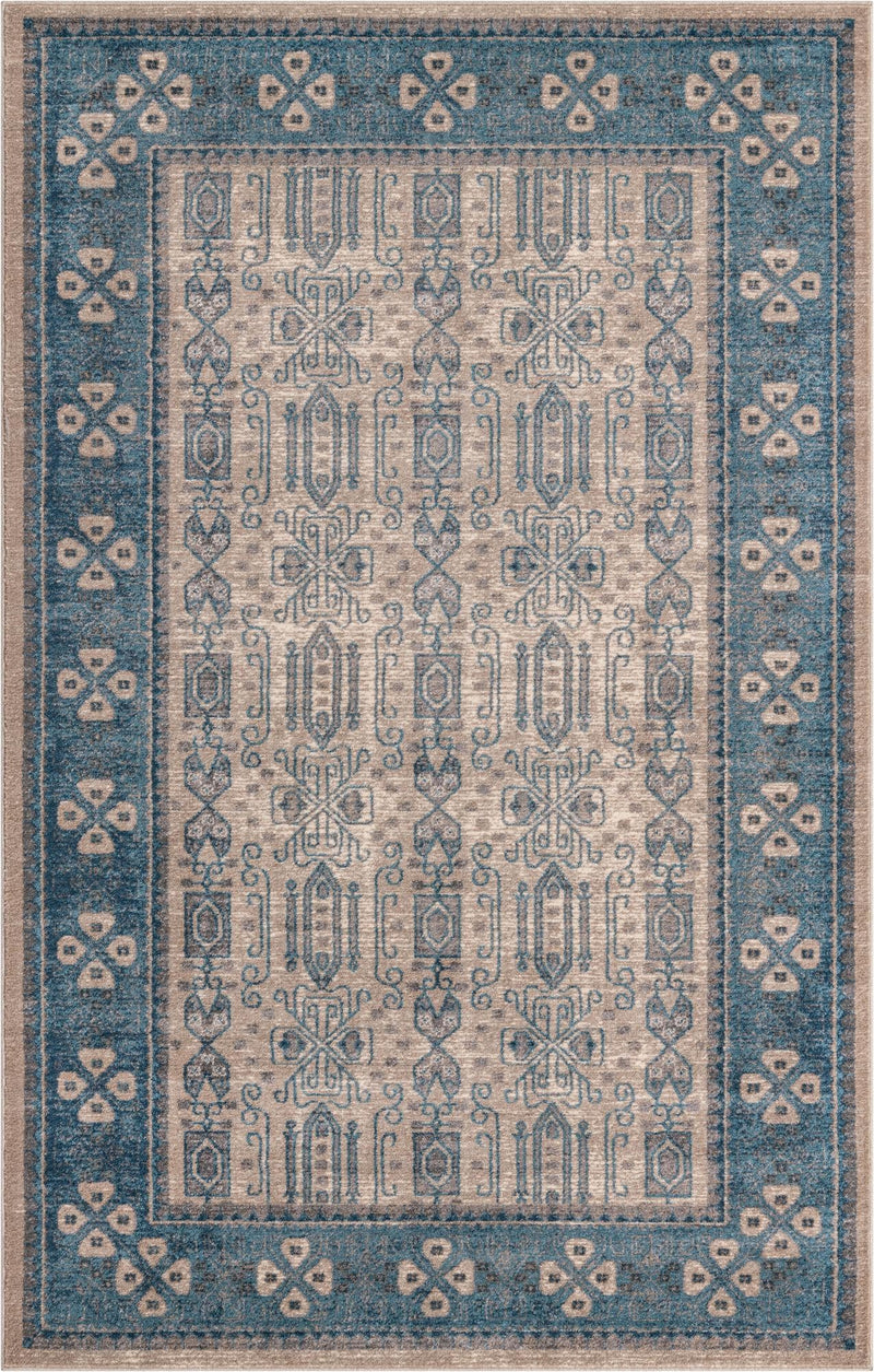 Salzburg Elegance Collection Area Rug - Mirabell Rectangle Beige lifestyle 3