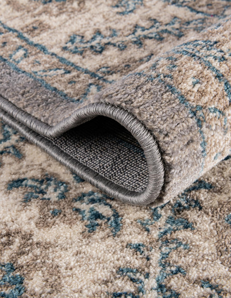 Salzburg Elegance Collection Area Rug - Getreidegasse Rectangle Gray lifestyle 6