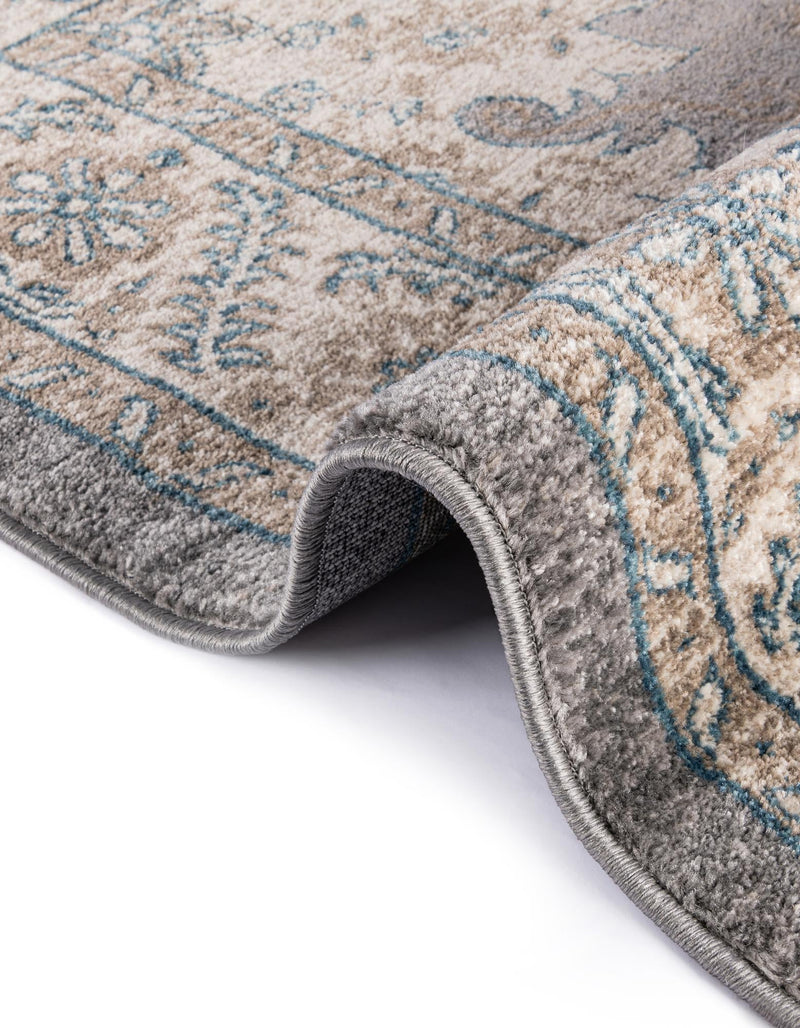 Salzburg Elegance Collection Area Rug - Getreidegasse Rectangle Gray lifestyle 10