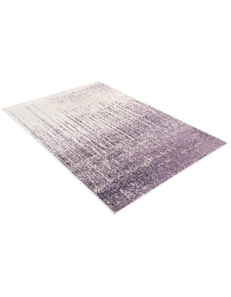 Studio Haven Collection Area Rug - Workspace Rectangle Purple lifestyle 39