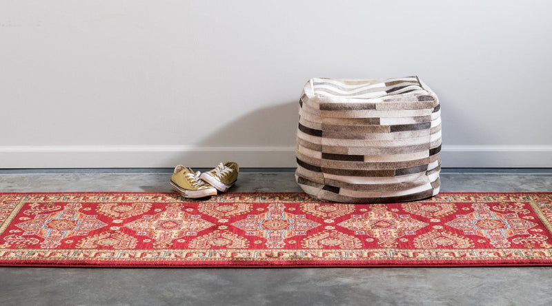 Persian Elegance Collection Area Rug - Mashhad Runner Red lifestyle 20