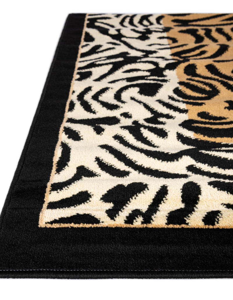 Savannah Sojourn Collection Area Rug - Kruger Square Light Brown lifestyle 32