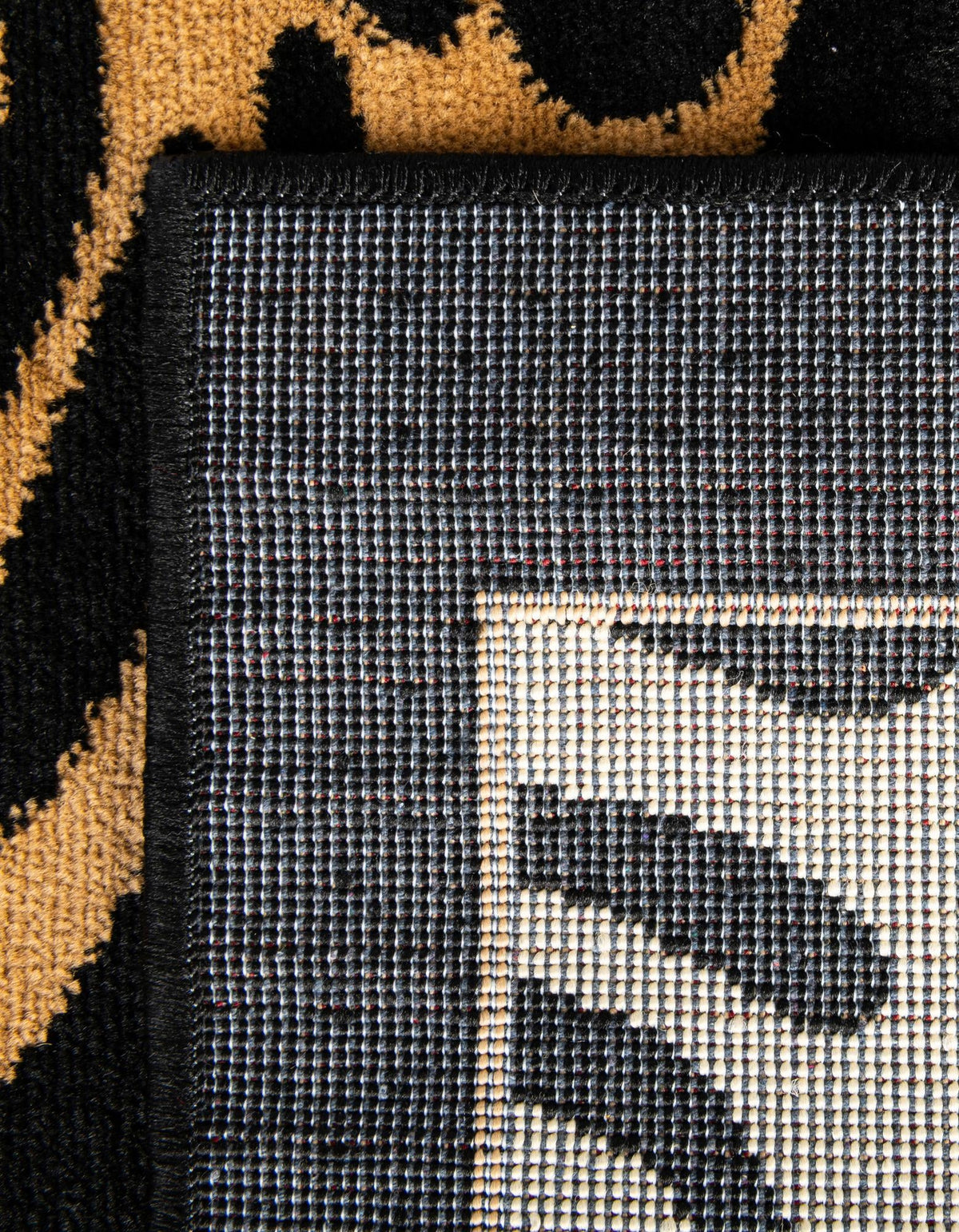 Savannah Sojourn Collection Area Rug - Kruger Square Light Brown lifestyle 36