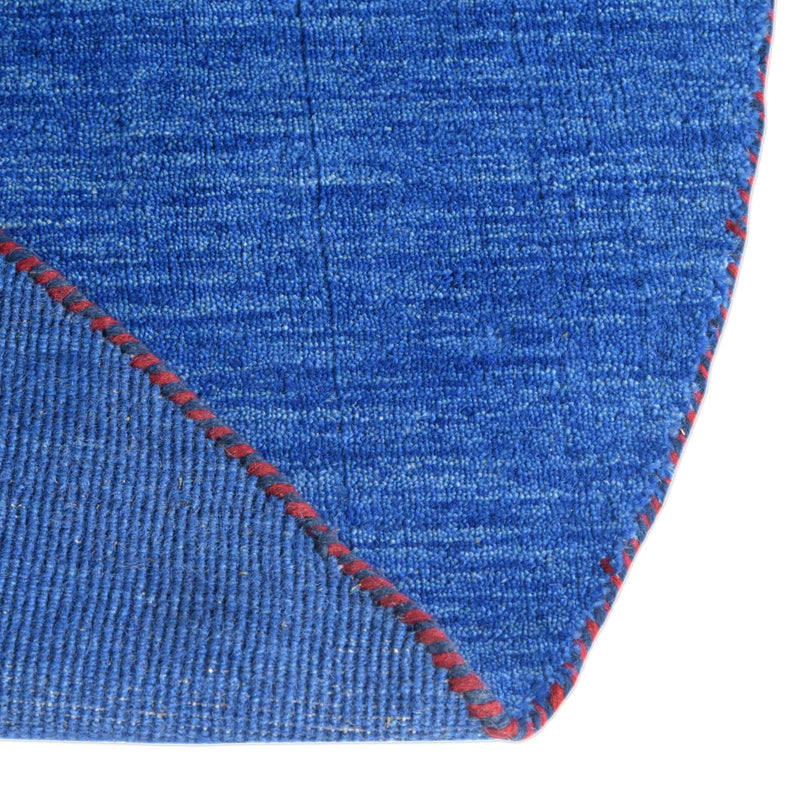 Tonal Oasis Collection Area Rug - Gobi Round Blue lifestyle 17