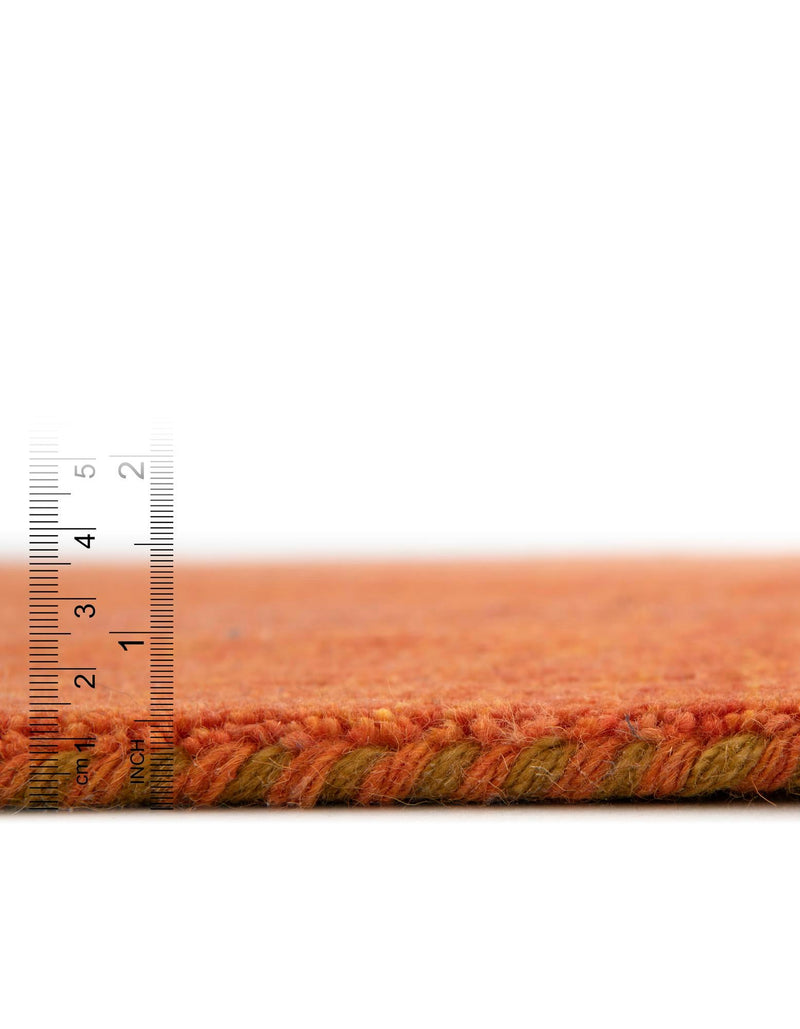 Tonal Oasis Collection Area Rug - Lenox (Orange) Runner Orange lifestyle 9