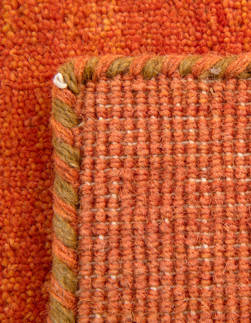 Tonal Oasis Collection Area Rug - Lenox (Orange) Runner Orange lifestyle 12