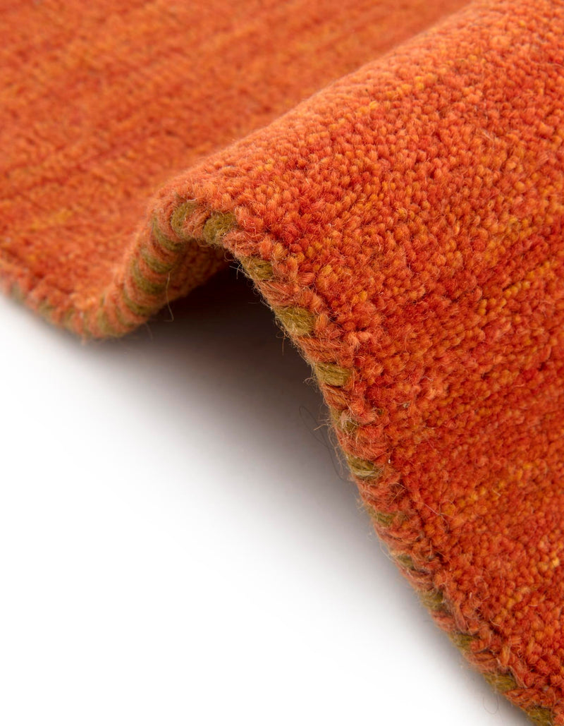 Tonal Oasis Collection Area Rug - Lenox (Orange) Runner Orange lifestyle 13
