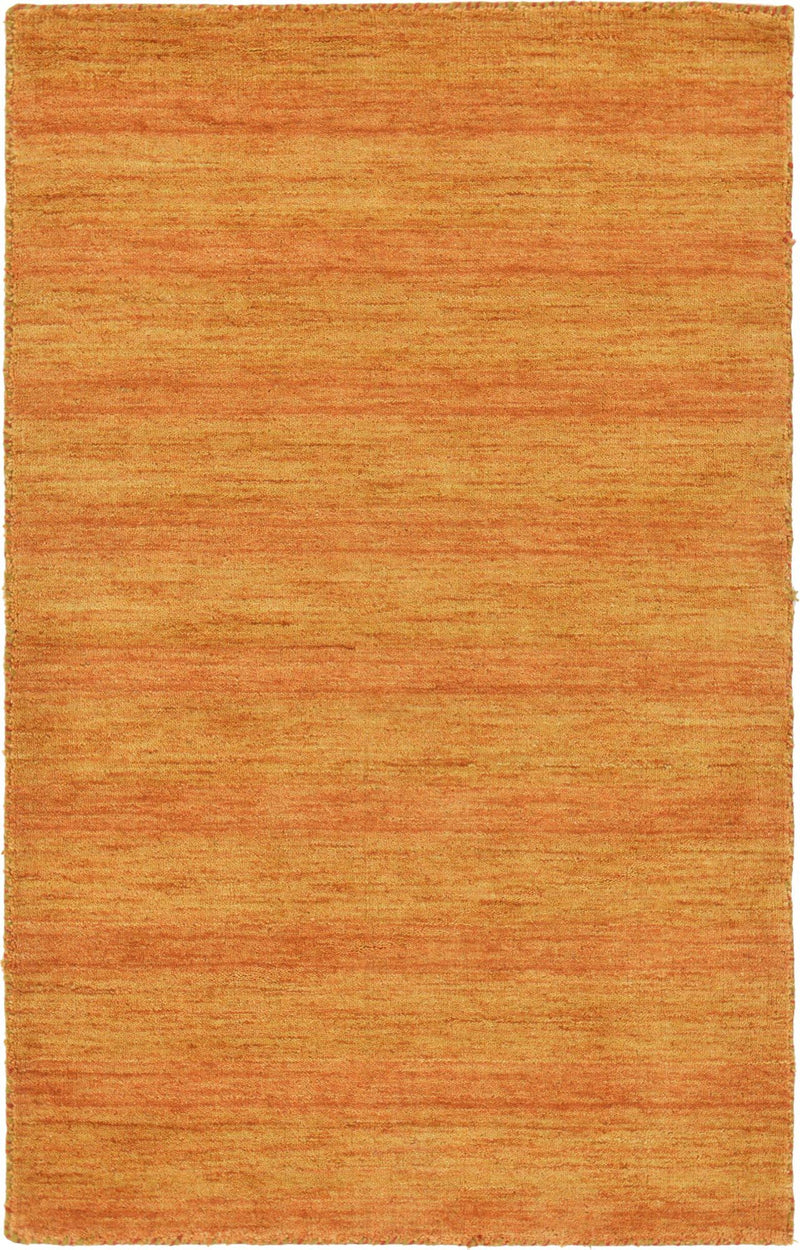 Tonal Oasis Collection Area Rug - Lenox (Orange) Rectangle Orange Main