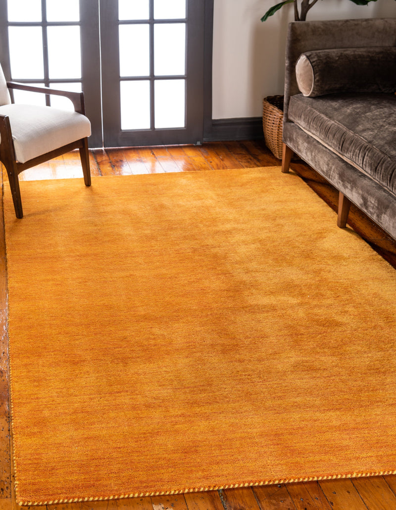 Tonal Oasis Collection Area Rug - Lenox (Orange) Rectangle Orange lifestyle 2