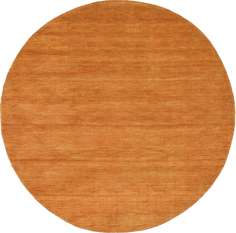 Tonal Oasis Collection Area Rug - Lenox (Orange) Round Orange lifestyle 5