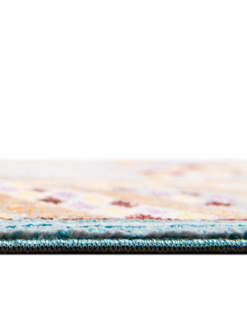 Lagoon Luxe Collection Area Rug - Mooring Round Multi lifestyle 24