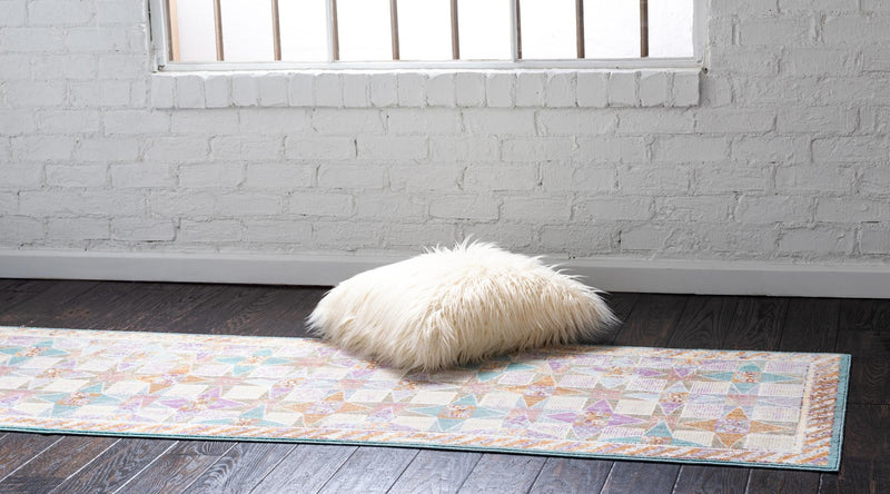 Lagoon Luxe Collection Area Rug - Mooring Runner Multi lifestyle 20