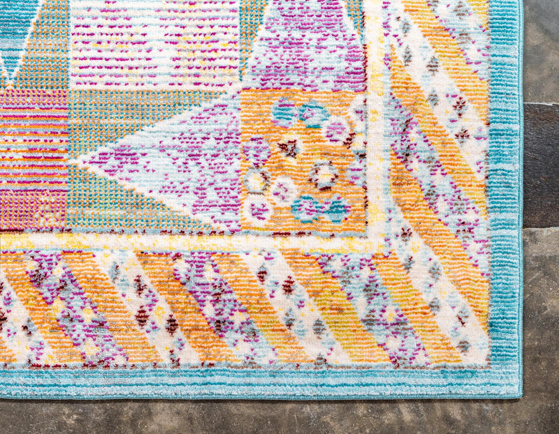 Lagoon Luxe Collection Area Rug - Mooring Runner Multi lifestyle 36