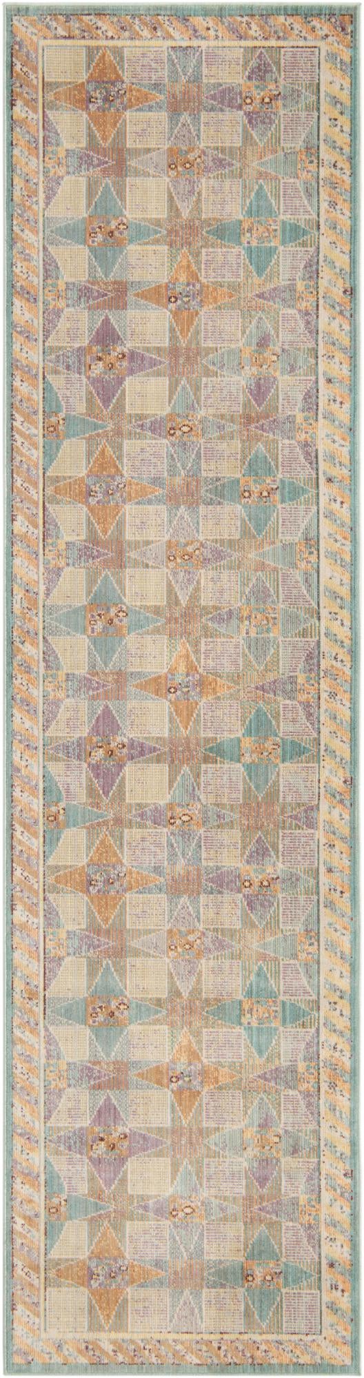Lagoon Luxe Collection Area Rug - Mooring Runner Multi lifestyle 13