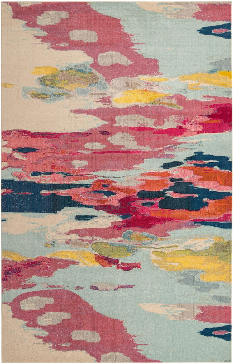 Marrakesh Elegance Collection Area Rug - Skhirat Rectangular Pink lifestyle 25
