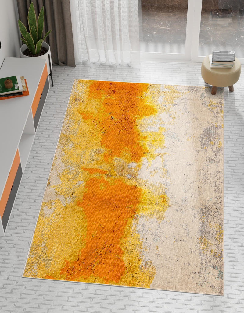 Marrakesh Elegance Collection Area Rug - Tarfaya Rectangular Yellow lifestyle 25