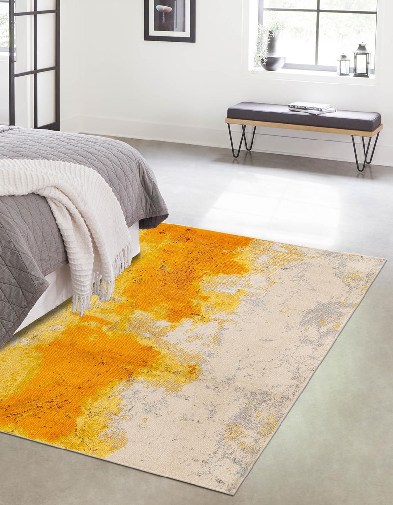 Marrakesh Elegance Collection Area Rug - Tarfaya Rectangular Yellow lifestyle 31