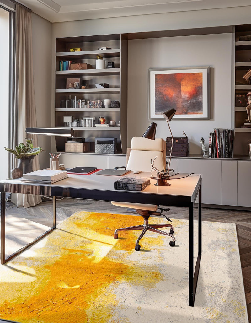 Marrakesh Elegance Collection Area Rug - Tarfaya Rectangular Yellow lifestyle 40