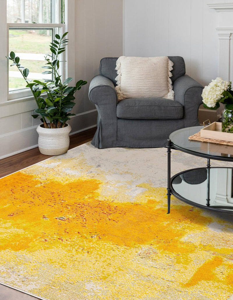 Marrakesh Elegance Collection Area Rug - Tarfaya Rectangular Yellow lifestyle 46