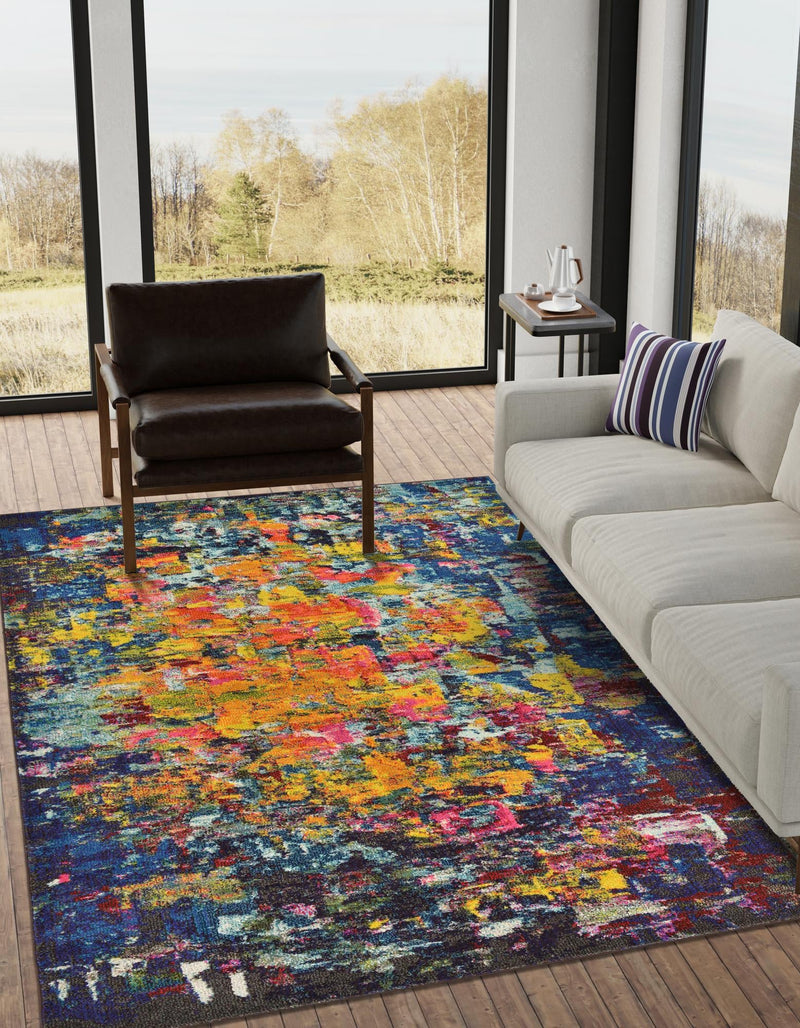 Marrakesh Elegance Collection Area Rug - Larache Rectangular Multi lifestyle 25