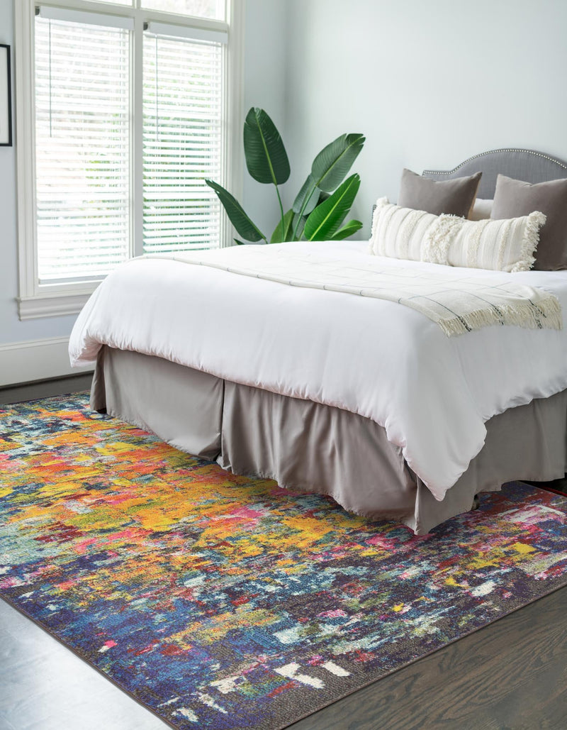 Marrakesh Elegance Collection Area Rug - Larache Rectangular Multi lifestyle 28