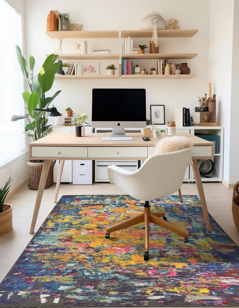 Marrakesh Elegance Collection Area Rug - Larache Rectangular Multi lifestyle 34