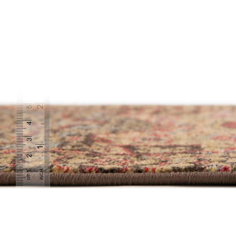 Ottoman Elegance Collection Area Rug - Sultan Rectangle Brown  lifestyle 12