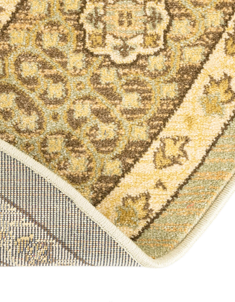 Ottoman Elegance Collection Area Rug - Ephesus Round Light Green lifestyle 87