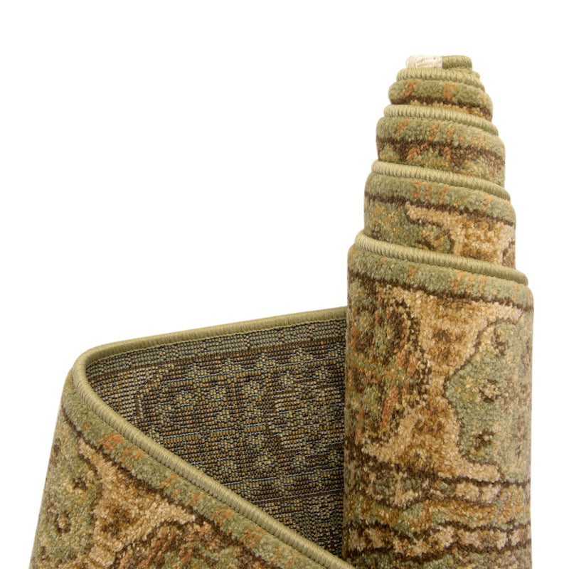 Ottoman Elegance Collection Area Rug - Ephesus Rectangle Light Green lifestyle 32