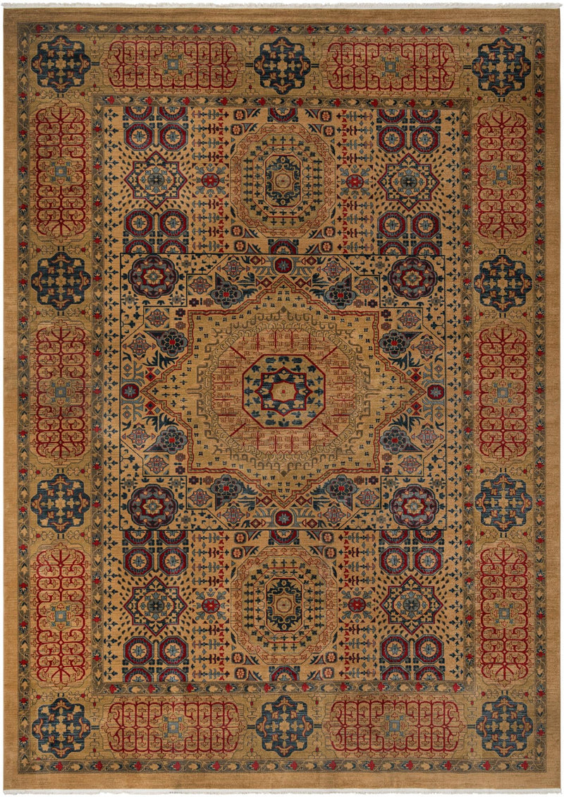 Ottoman Elegance Collection Area Rug - Ephesus Rectangle Beige Main