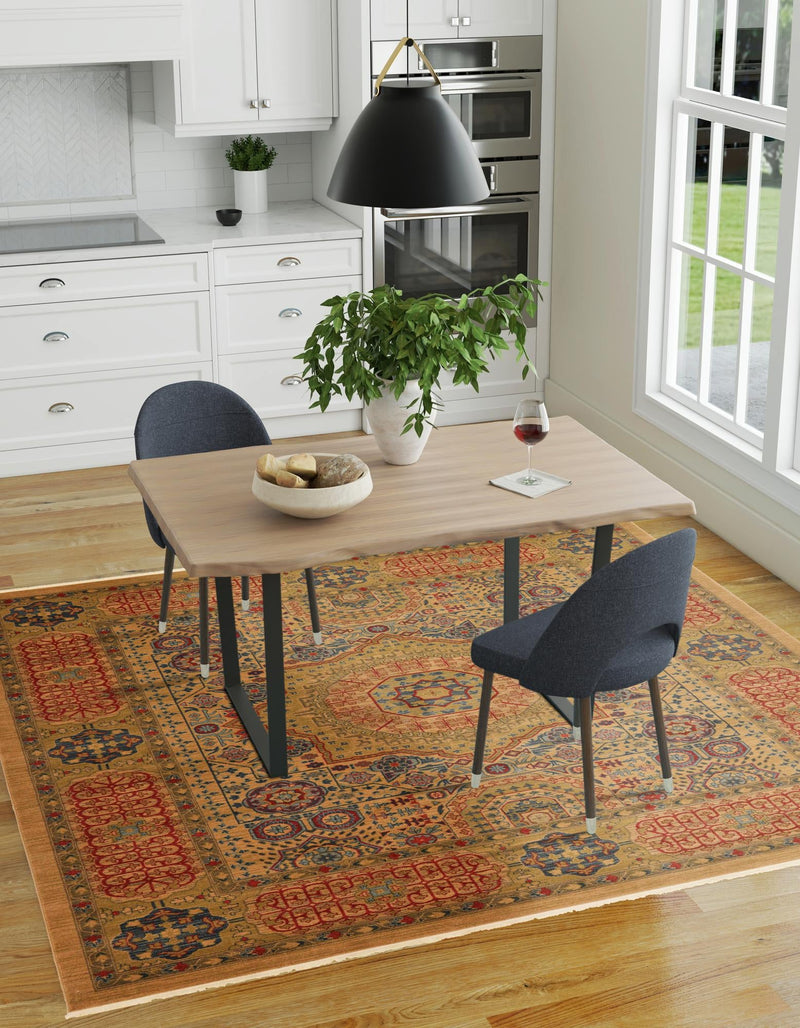 Ottoman Elegance Collection Area Rug - Ephesus Rectangle Beige lifestyle 28