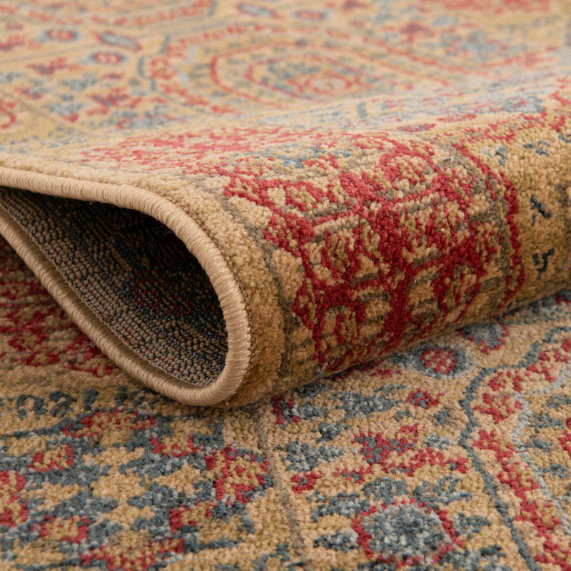 Ottoman Elegance Collection Area Rug - Ephesus Rectangular Beige lifestyle 65