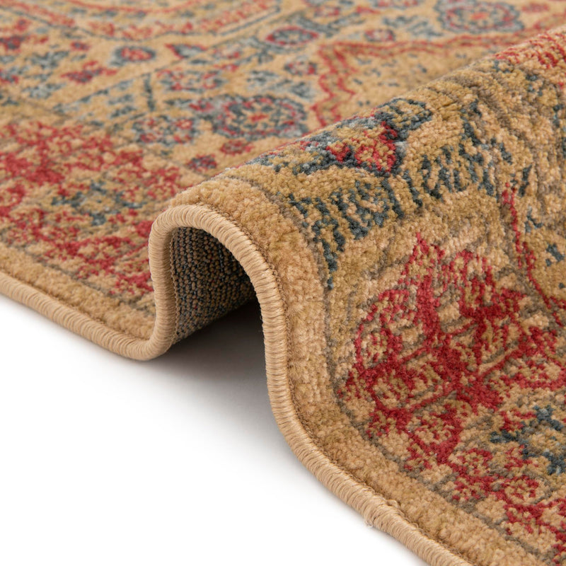 Ottoman Elegance Collection Area Rug - Ephesus Rectangular Beige lifestyle 81