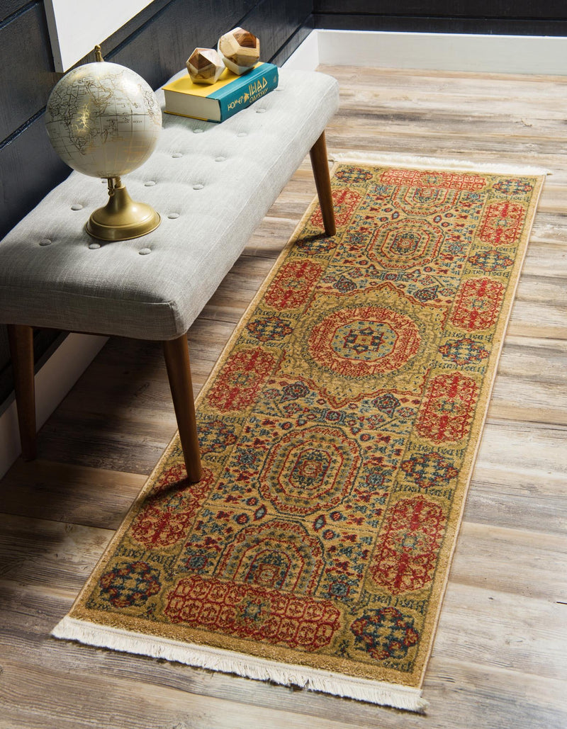 Ottoman Elegance Collection Area Rug - Ephesus Runner Beige lifestyle 45