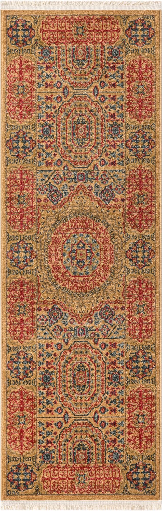 Ottoman Elegance Collection Area Rug - Ephesus Runner Beige lifestyle 40