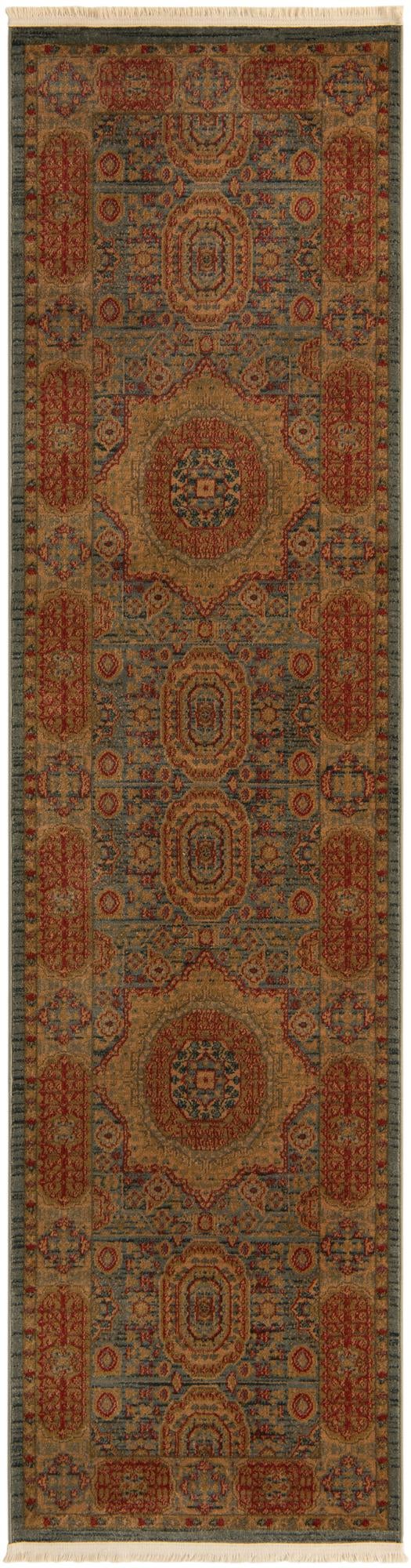 Ottoman Elegance Collection Area Rug - Ephesus Runner Light Blue lifestyle 42