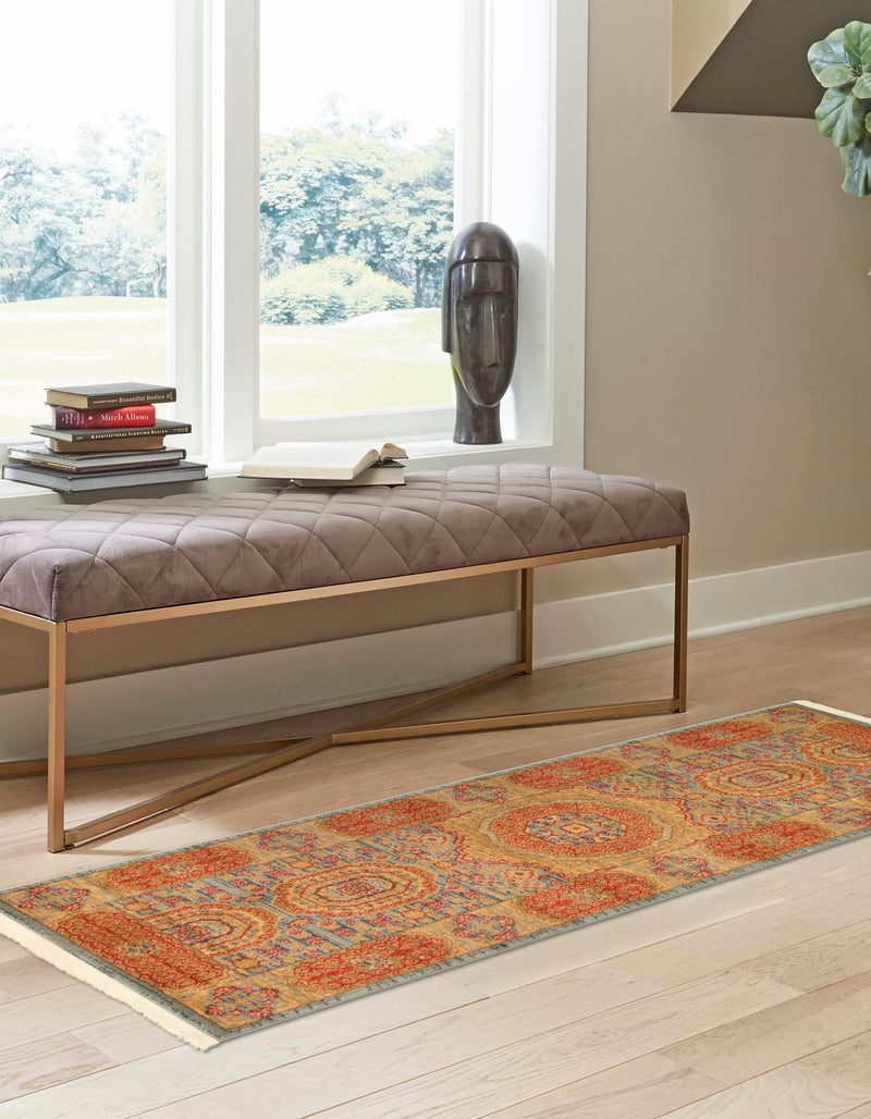 Ottoman Elegance Collection Area Rug - Ephesus Runner Light Blue lifestyle 55