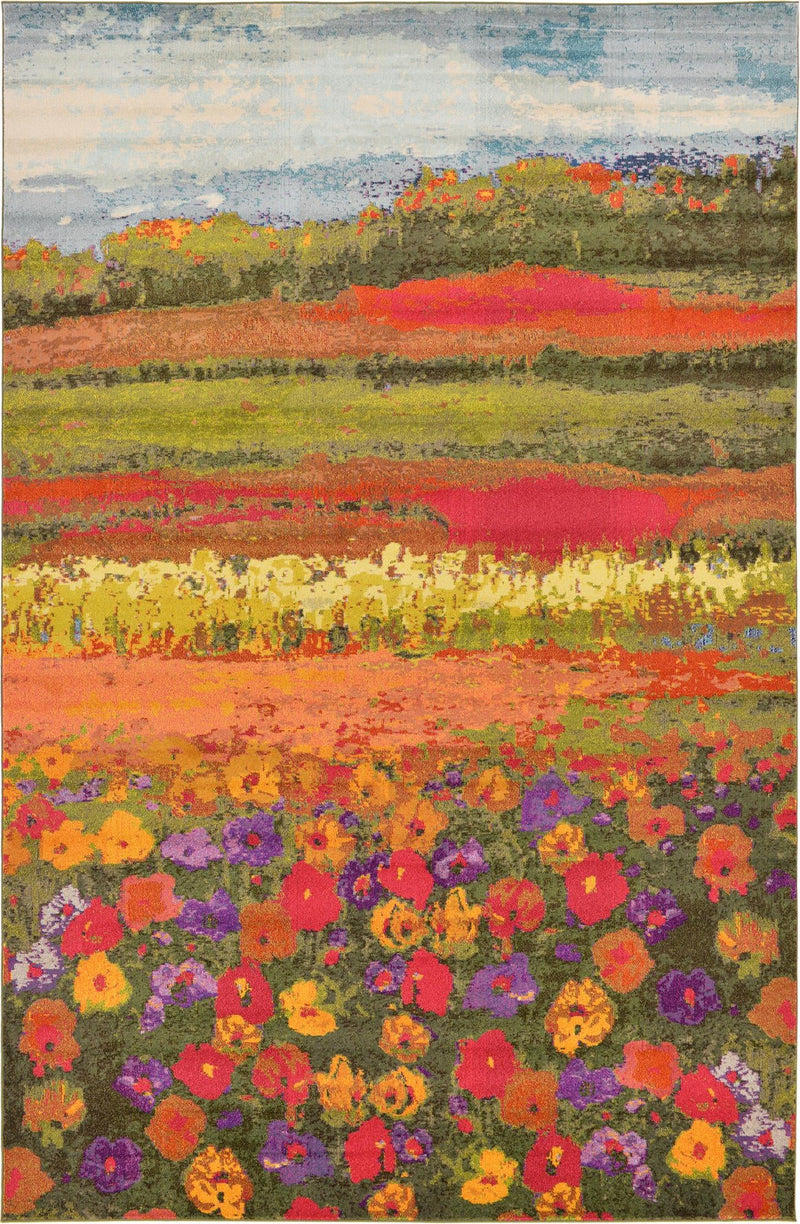 Marrakesh Elegance Collection Area Rug - Taliouine Rectangular Multi lifestyle 25