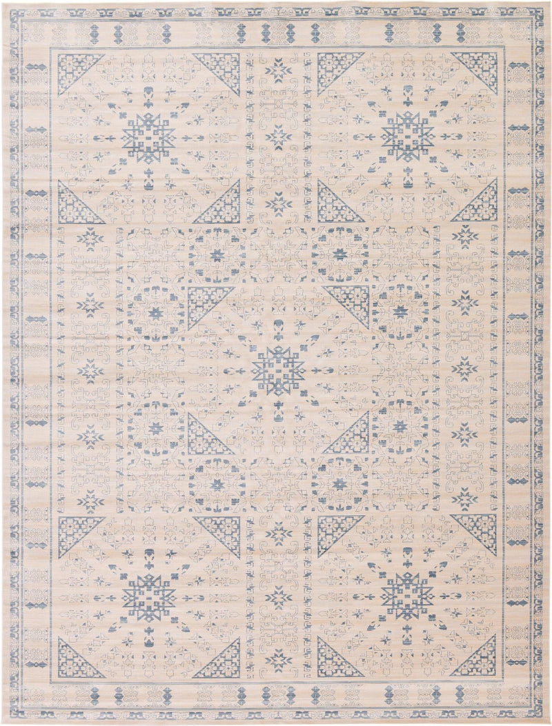 Heritage Retreat Collection Area Rug - Villa Rectangle Beige Main
