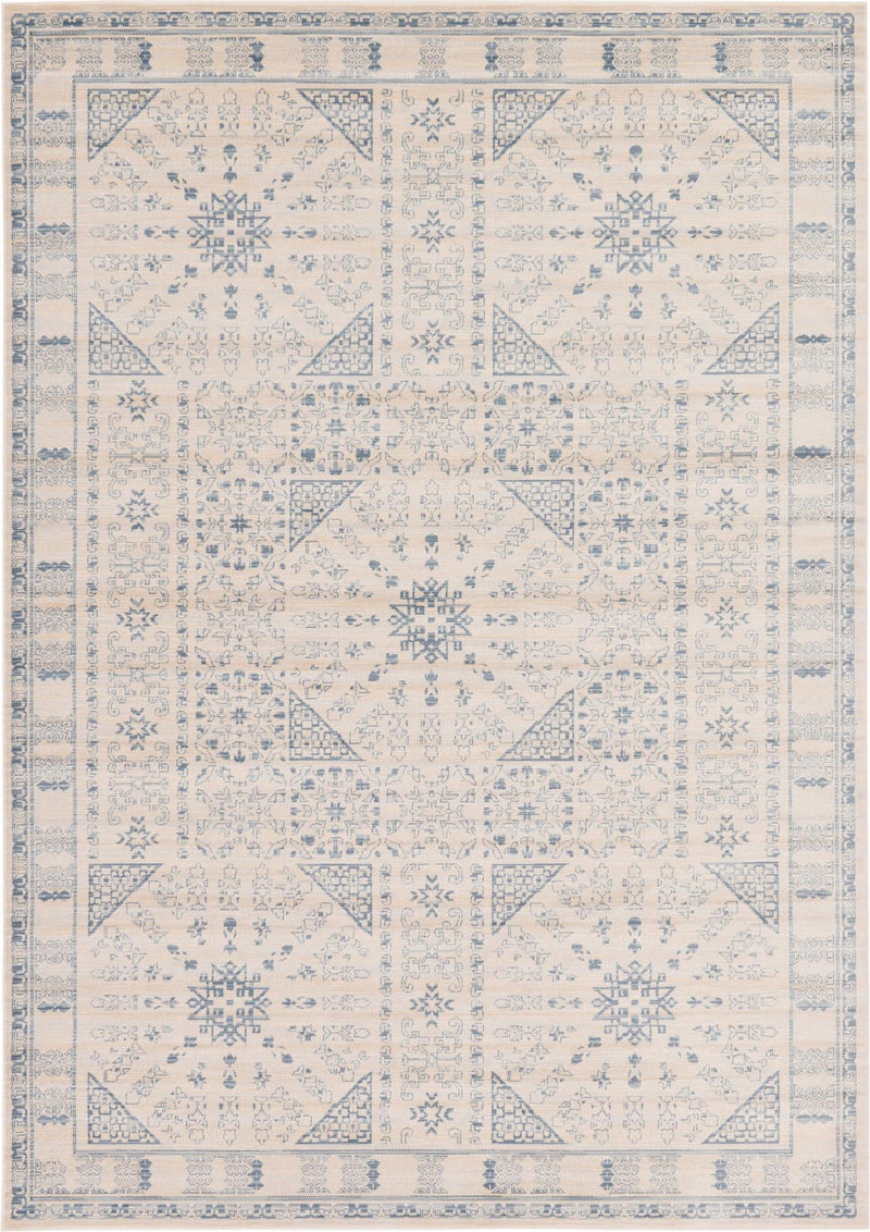 Heritage Retreat Collection Area Rug - Villa Rectangle Beige lifestyle 3