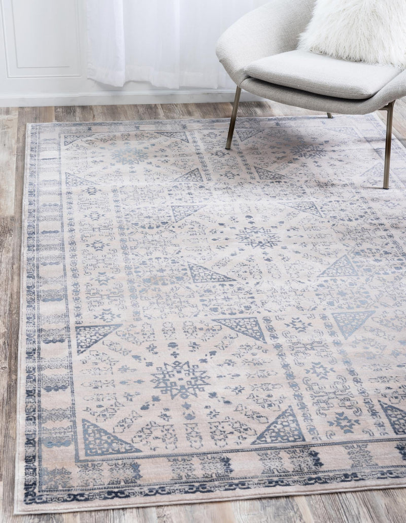 Heritage Retreat Collection Area Rug - Villa Rectangle Beige lifestyle 3