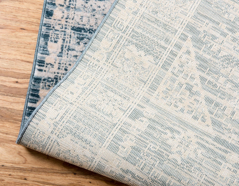 Heritage Retreat Collection Area Rug - Villa Rectangle Blue lifestyle 10