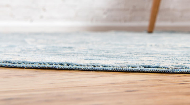 Heritage Retreat Collection Area Rug - Villa Round Blue lifestyle 24