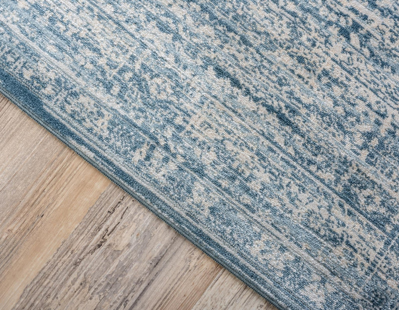 Heritage Retreat Collection Area Rug - Villa Runner Blue lifestyle 31