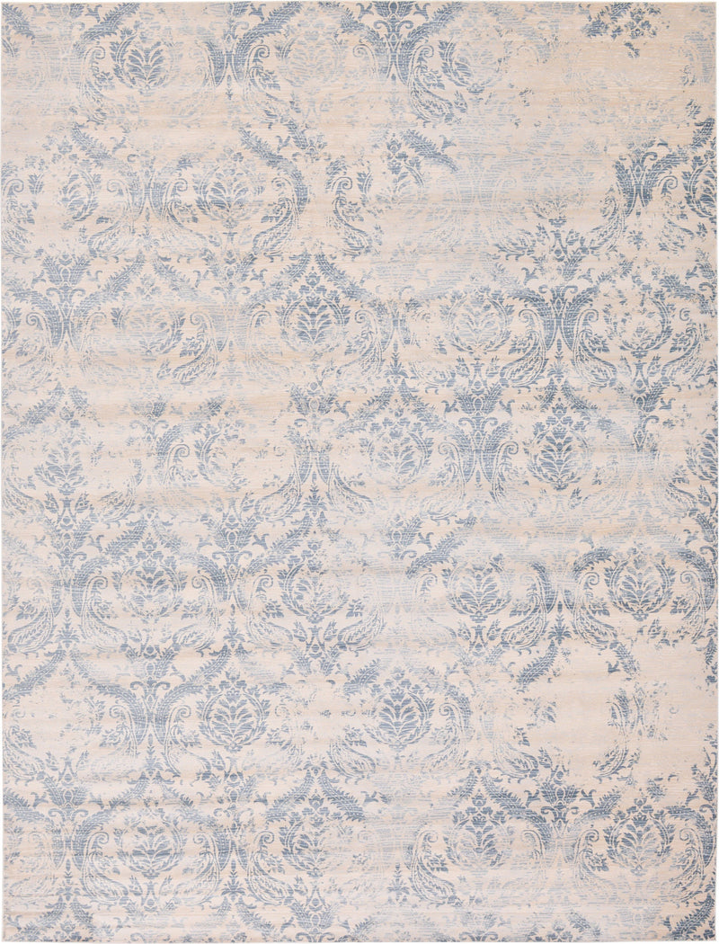 Heritage Retreat Collection Area Rug - Homestead Rectangle Blue Main