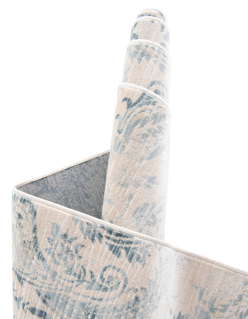 Heritage Retreat Collection Area Rug - Homestead Rectangle Blue lifestyle 23