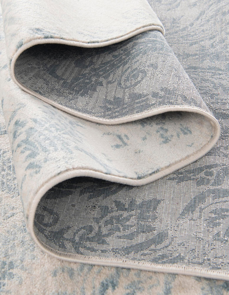 Heritage Retreat Collection Area Rug - Homestead Rectangle Blue lifestyle 25