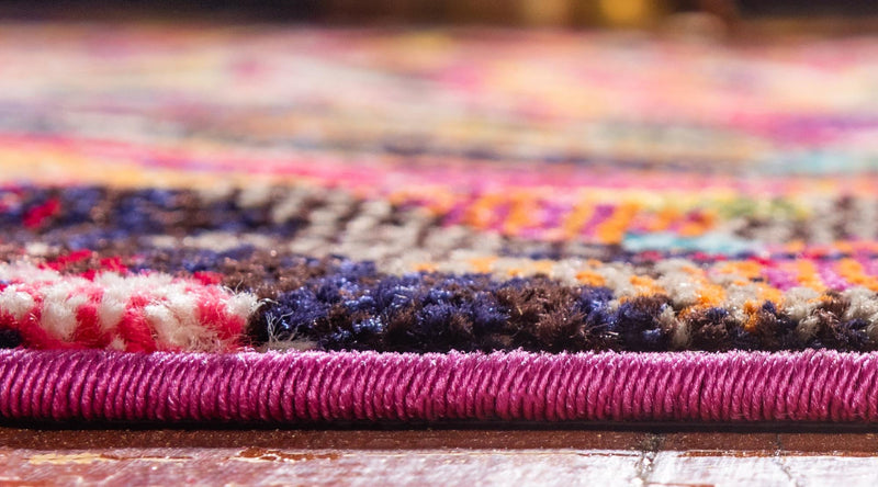 Marrakesh Elegance Collection Area Rug - Taroudant Round Multi lifestyle 21
